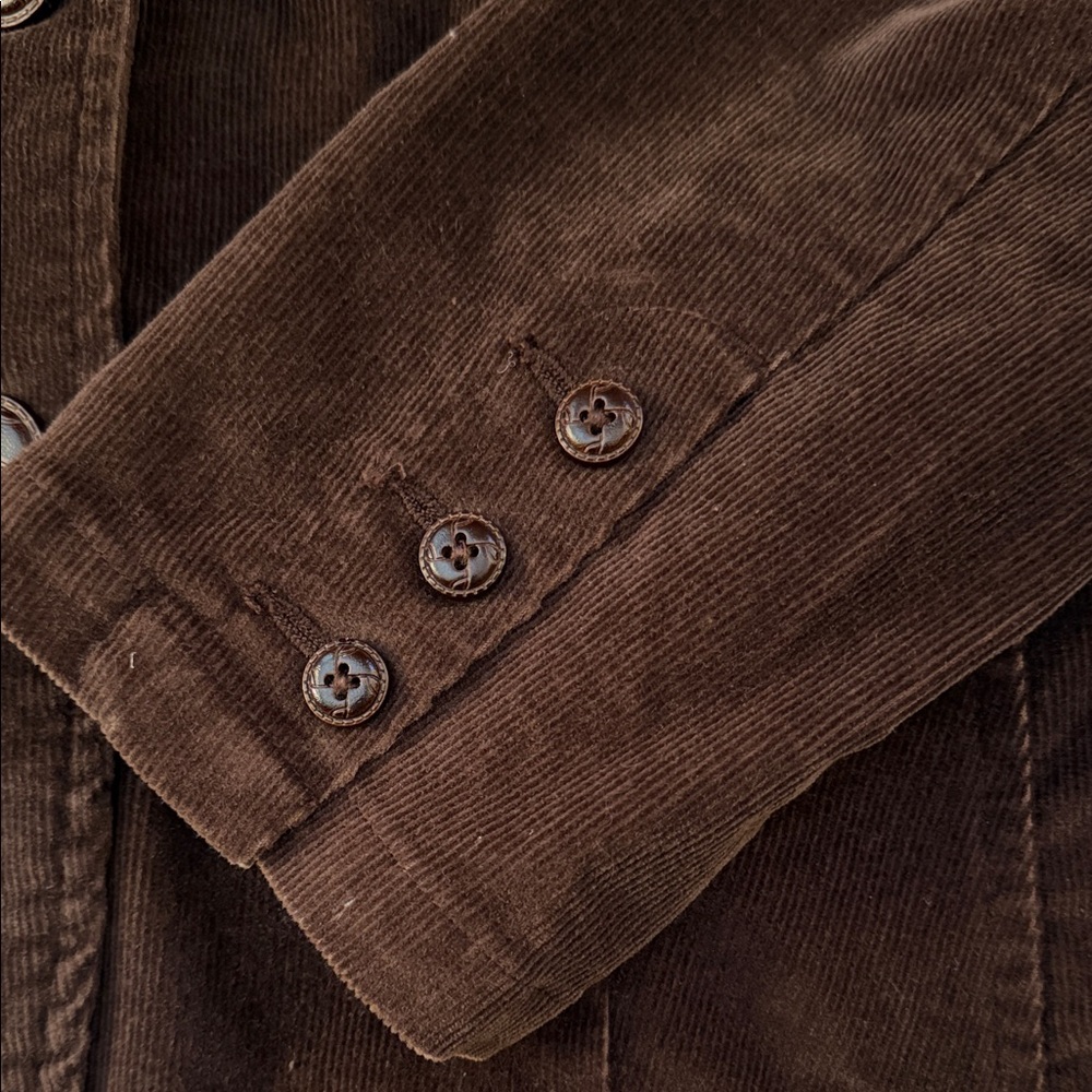 St. John's Bay Corduroy Blazer Jacket Notched Lapel Tailored Classic Academia - Picture 6 of 14